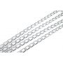 Lánc Ø 9mm x 5mm ezüst aluminium