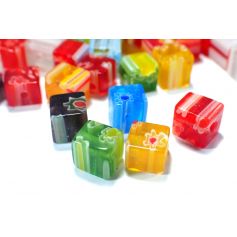 Millefiori gyöngyök - 5mm