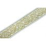 Mintás szalag Lurex -Hullám- 33mm