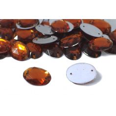 Varrható akril strassz -Ovál- 10x14mm