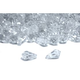 Csepp alakú akril kristály függő 5x10mm