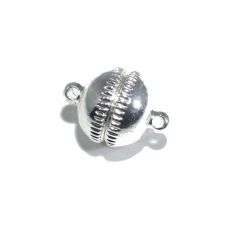 Mágneskapocs Ø 12mm -Ezüst gömb-
