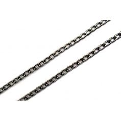 Lánc Ø 6mm x 3mm eloxált aluminium