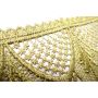 Méteres légcsipke arany lurex-100mm