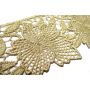 Méteres légcsipke arany lurex-70mm
