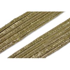 Bortni szalag 4mm, 7mm, 12mm - arany lurex -
