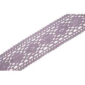 Méteres pamut csipke -Lila-4.5cm (Nr.3716)