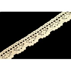 Méteres pamut csipke -Nyers-1.7cm (Nr.9571)
