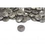 Fémhatású gomb -Bronz- Ø12mm