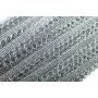 Bortni 18mm - ezüst lurex -
