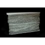 Bortni 18mm - ezüst lurex -