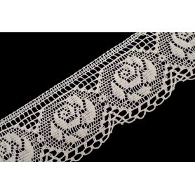 Pamut csipke - Nyers - 7cm (Nr.3753)