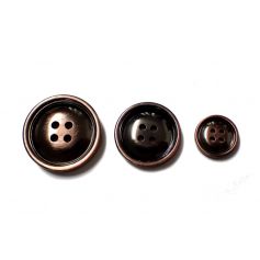 Három méretes gomb szett -Fémhatású-Ø17mm 25mm 30mm