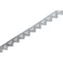 Bortni 9mm - ezüst lurex -