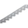 Bortni 9mm - ezüst lurex -
