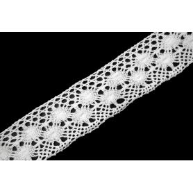 Pamut csipke - Fehér - 4.5cm (Nr.9306)