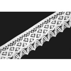 Pamut csipke - Fehér - 6cm (Nr.9295)