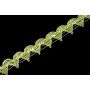 Bortni  17mm - arany lurex -