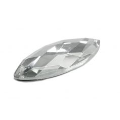 Csiszolt strassz kristály sok színben 45x18mm