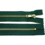 Fém, zárt, farmer húzózár - 18cm