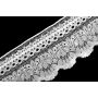 Elasztikus csipke -fehér- 7cm '7-01'