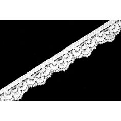 Elasztikus csipke -fekete-fehér- 1,8cm '1,8-01'