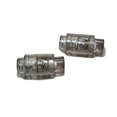 Műanyag átlátszó zsinór szorító 12x25mm (P148)