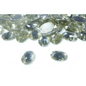 Varrható akril strassz -Pezsgő- Ø10x13.5mm
