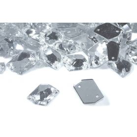Varrható akril strassz  Ø10x16mm