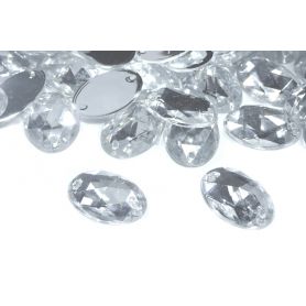 Varrható akril strassz  Ø13x17.5mm
