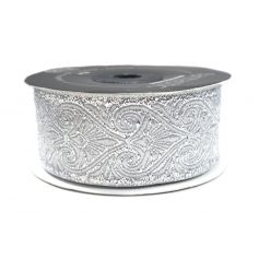 Mintás szalag -lurex- Római 33mm