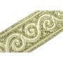 Mintás szalag -Hullám Lurex- 33mm