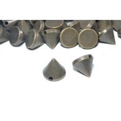 Kerek, felvarrható szegecs -Bronz -10mm