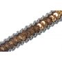 Rugalmas flitter lurex szegéllyel -24mm