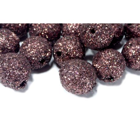 Glitter gyöngyök Ø12mm