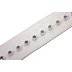 Strassz kristály utánzat organzán-2cm