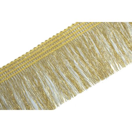Rojtos bortni 40mm - arany lurex -