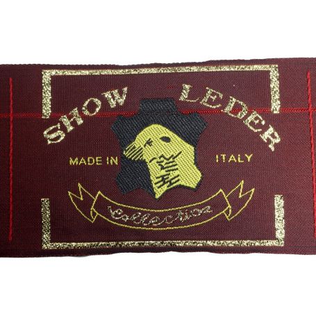 Felvarrharó folt, cimke -Show Leder 63mm