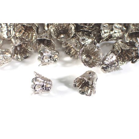 Alkatrész, vég 9mm x 3mm - Króm -
