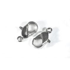 Ékszerkapocs - delfinkapocs -sötét-10mm