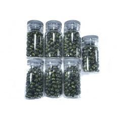 Olajzöld Fa gyöngyök - Ø4.5mm